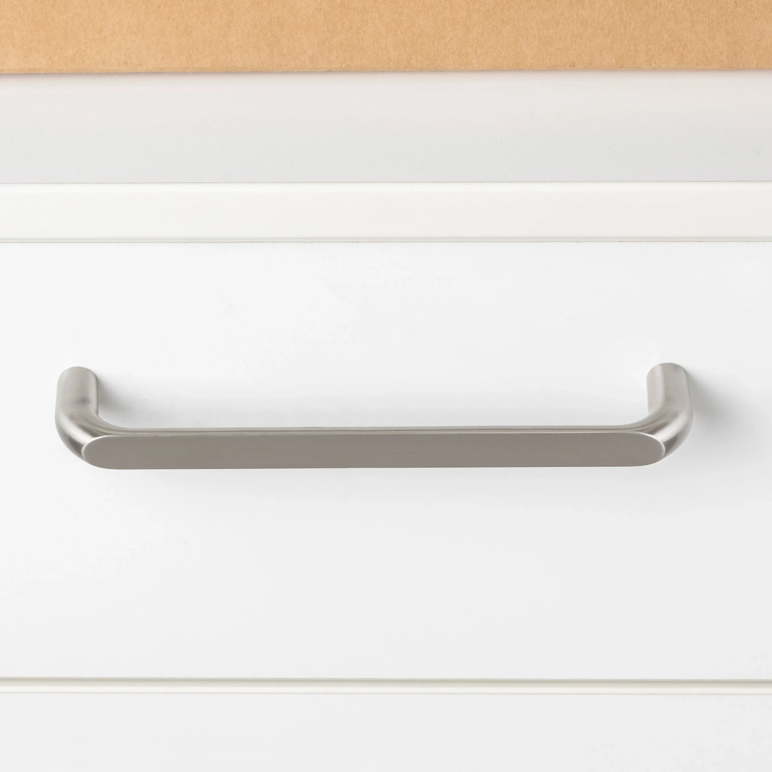 Emuca Lote de 20 tiradores para mueble Zagreb, L236mm, intereje 224mm, Zamak, Níquel satinado - Imagen 3