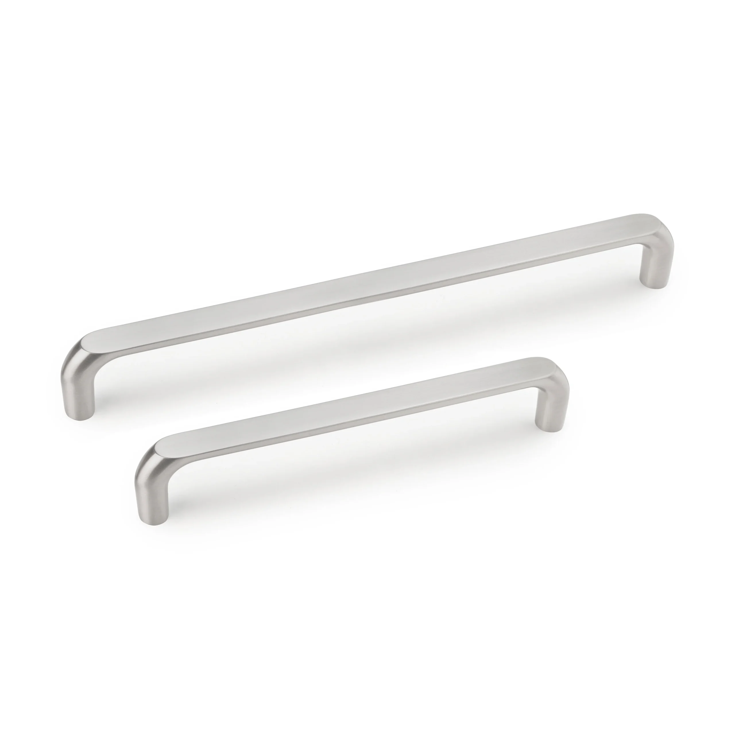 Emuca Lote de 20 tiradores para mueble Zagreb, L236mm, intereje 224mm, Zamak, Níquel satinado - Imagen 7